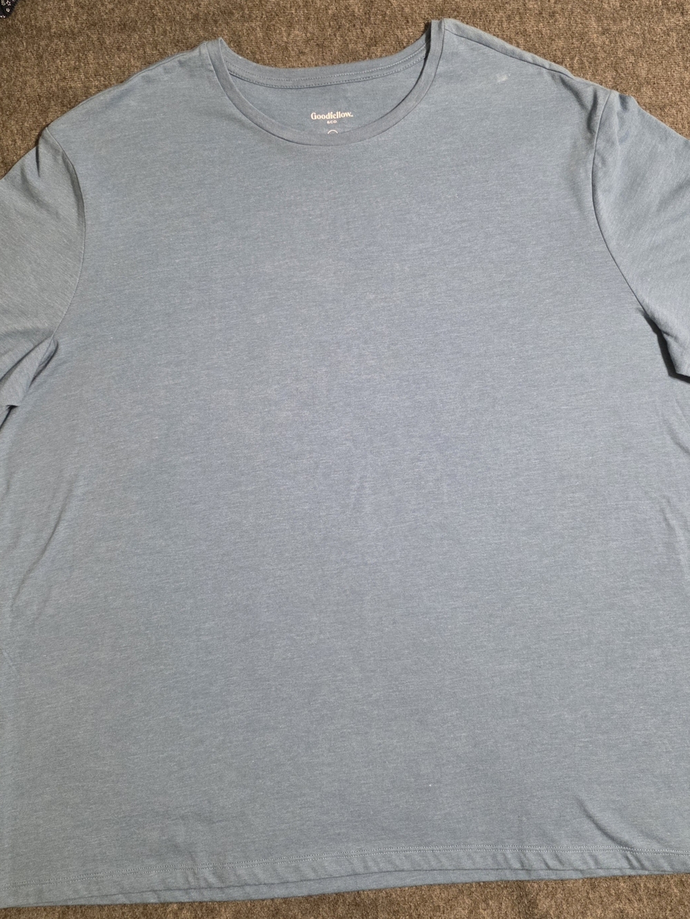 Goodfellow & Co Men’s Light Heather Blue Crew Neck Tee
